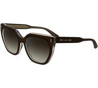 Calvin Klein CK24535S 226, Marrone, Acetate, Donne occhiali da sole 55