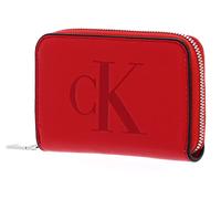Calvin Klein CKJ Sculpted Zip Around Mono Wallet M Candy Apple