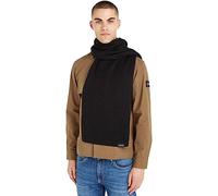 Calvin Klein Classic Cotton Rib Knit Scarf K50K510996 Sciarpa in Maglia, Nero (CK Black), OS Uomo