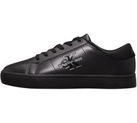 Calvin Klein Classic Cupsole Low Ml Lth Ym0Ym00864, Sneaker, Uomo, Nero (Triple Black), 44 EU