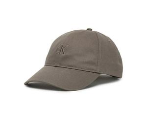 Calvin Klein - Compact Monogram Baseball Cap - -Accessories -Uomo -Grigio -ONE SIZE