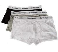 Calvin Klein Confezione 3 Boxer Uomo tripack CK Articolo U2664G Low Rise Trunk 3PK, 998 Nero/Bianco/Grigio - Black/White/Grey, S