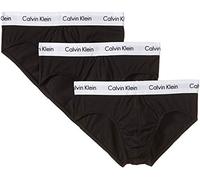 Calvin Klein Confezione 3 Slip Uomo tripack Mutande CK Articolo U2661G 3P Hip Brief, 001 Nero - Black, XL