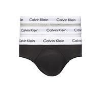 Calvin Klein Confezione 3 Slip Uomo tripack Mutande CK Articolo U2661G 3P Hip Brief, 998 Nero/Bianco/Grigio - Black/White/Grey, S