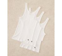 Calvin Klein - Confezione da 3 canotte bianche con scollo rotondo-Bianco L