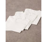 Calvin Klein - Confezione da 3 T-shirt bianche da casa-Bianco 48