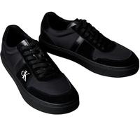 Calvin Klein Coppe Classiche da Uomo Lace Mix EMB Lingua YM0YM01395 Low Top, Nero (Triple Black), 10, Nero Triplo Nero, 44 EU