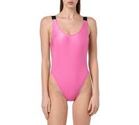 Calvin Klein Costume da Bagno Donna Scoop Back One Piece Scollatura sulla Schiena, Rosa (Bold Pink), M