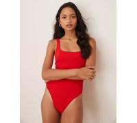 Calvin Klein Jeans - ONE Piece Lv00Q61142 - - Swimwear - Donna - Rosso - L