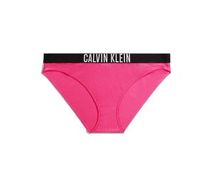 Calvin Klein Costume Slip Classic Elastico Parlato Rosa Donna M