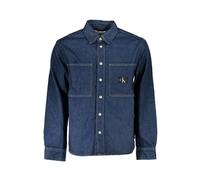 Calvin Klein - Cotton Jacket - - Shirts - Uomo - Blu - S