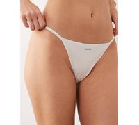 Calvin Klein - Cotton Modal Signature - Slip bikini bianchi con logo e fascette laterali-Bianco M