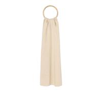 Calvin Klein Cream Recycled Polyester Scarf - One Size