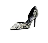 Calvin Klein Décolleté Gloria Donna, Serpente Nero/Bianco 005, 37.5 EU