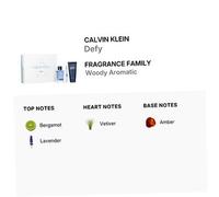 Calvin Klein Defy Edt 100 ml + Shower Gel 100 ml + Edt 10 ml Shower Gel 100ml(Eau de Toilette) Per Uomo