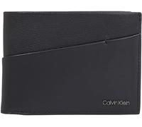 Calvin Klein Diagonal Trifold 10CC W/Coin K50K510607, Portafogli Uomo, Nero (CK Black), OS