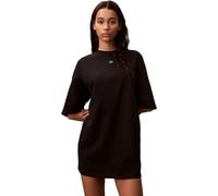 Calvin Klein T-Shirt Oversize da Donna con Etichetta in Tessuto SS Dre LV047F228G, Nero, S