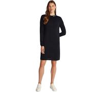 Calvin Klein Donna Abito in Maglia Smooth Yarn Lunghezza al Ginocchio, Nero (CK Black), L