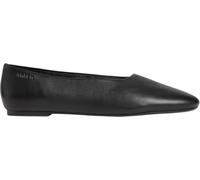 Calvin Klein Donna Ballerine Round in Pelle, Nero (Triple Black), 38