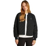 Calvin Klein Donna Bomber Quilted Jacket Sottile, Nero (Ck Black), M