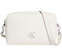 Calvin Klein Donna Borsa a Tracolla Minimal Monogram Camera Bag con Logo, Multicolore (Silver Birch), Taglia Unica