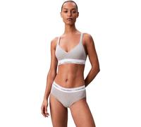Calvin Klein Donna Bralette Lift con Fascia con Logo, Grigio (Grey Heather), M