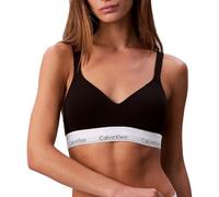 Calvin Klein Donna Bralette Lift con Fascia con Logo, Nero (Black), L