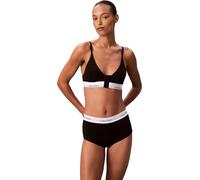 Calvin Klein Donna Bralette Lightly Lined Triangle Scollo Profondo, Nero (Black), XL