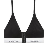Calvin Klein Donna Bralette Lightly Lined Triangle Scollo Profondo, Nero (Black), XS
