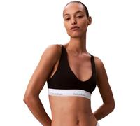 Calvin Klein Donna Bralette Unlined Triangle Spalline Regolabili, Nero (Black), M