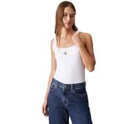 Calvin Klein Donna Canotta CK Rib Scollo Rotondo