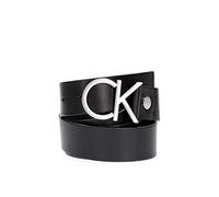 Calvin Klein Cintura con logo CK K60K602141 Pelle Nero 100 cm Donna