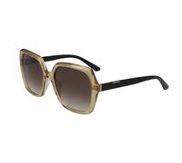 Calvin Klein Donna CK20541S 259 Occhiali da sole Acetato Marrone Marrone Squadrata Sfumato