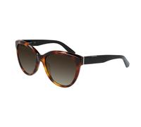 Calvin Klein Donna CK21709S 221 Occhiali da sole Plastica Havana Marrone Cat Eye Sfumato