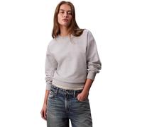 Calvin Klein Donna Felpa Archive Logo French Terry Girocollo