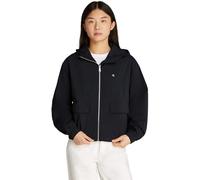 Calvin Klein Donna Giacca a Vento Cotton Nylon Sottile, Nero (Ck Black), M