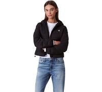 Calvin Klein Donna Giacca Imbottita Lightweight Quilted con Cappuccio, Nero (Black), M