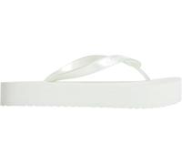 Calvin Klein Donna Infradito Flatform con Zeppa, Turchese (Misty Blue), 40