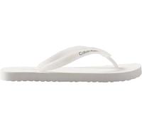 Calvin Klein Donna Infradito Tpu Metallic Flip Flops, Bianco (Bright White), 40