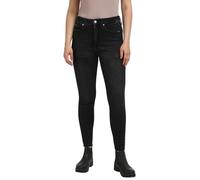 Calvin Klein Donna Jeans High Rise Ankle Skinny Fit, Nero (Denim Black), 31W