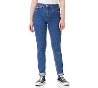 Calvin Klein Donna Jeans High Rise Skinny Fit, Blu (Denim Medium), 27W/30L