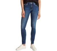 Calvin Klein Donna Jeans Mid Rise Skinny Fit, Blu (Denim Dark), 32W/34L