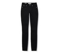 Calvin Klein Jeans Mid Rise Skinny J20J221582 Pantaloni, Denim (Denim Black), 30W / 32L Donna