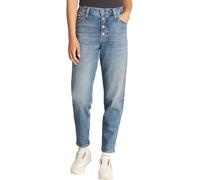 Calvin Klein Donna Jeans Mom Jean Tapered Fit, Blu (Denim Light), 25W/28L