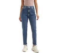 Calvin Klein Donna Jeans Mom Jean Tapered Fit, Blu (Denim Medium), 27W/30L