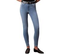 Calvin Klein Donna Jeans Skinny Light Cape Vita Media, Blu (Light Cape), 26W/34L
