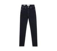 Calvin Klein Donna Jeans Skinny Vita Alta, Nero (Denim Black), 25W/30L
