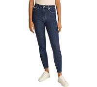 Calvin Klein Donna Jeans Super Skinny Ankle Vita Alta, Blu (Denim Dark), 25W