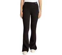 Calvin Klein Donna Leggings Milano Elastic Gamba Svasata, Nero (CK Black), 3XL