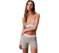 Calvin Klein Donna Pantaloncini Hipster Boxer Brief con Fascia con Logo, Grigio (Grey Heather), L